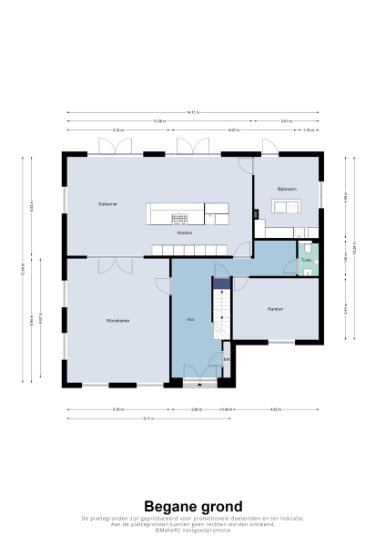 Floor Plan 1 - Broekstraat 23